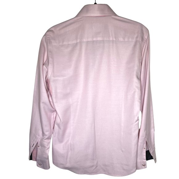 Elegant Light Pink Slim Fit Dress Shirt - Picture 2 of 2